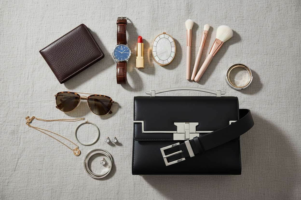 men's ad women's accessories like makeup and general accessories